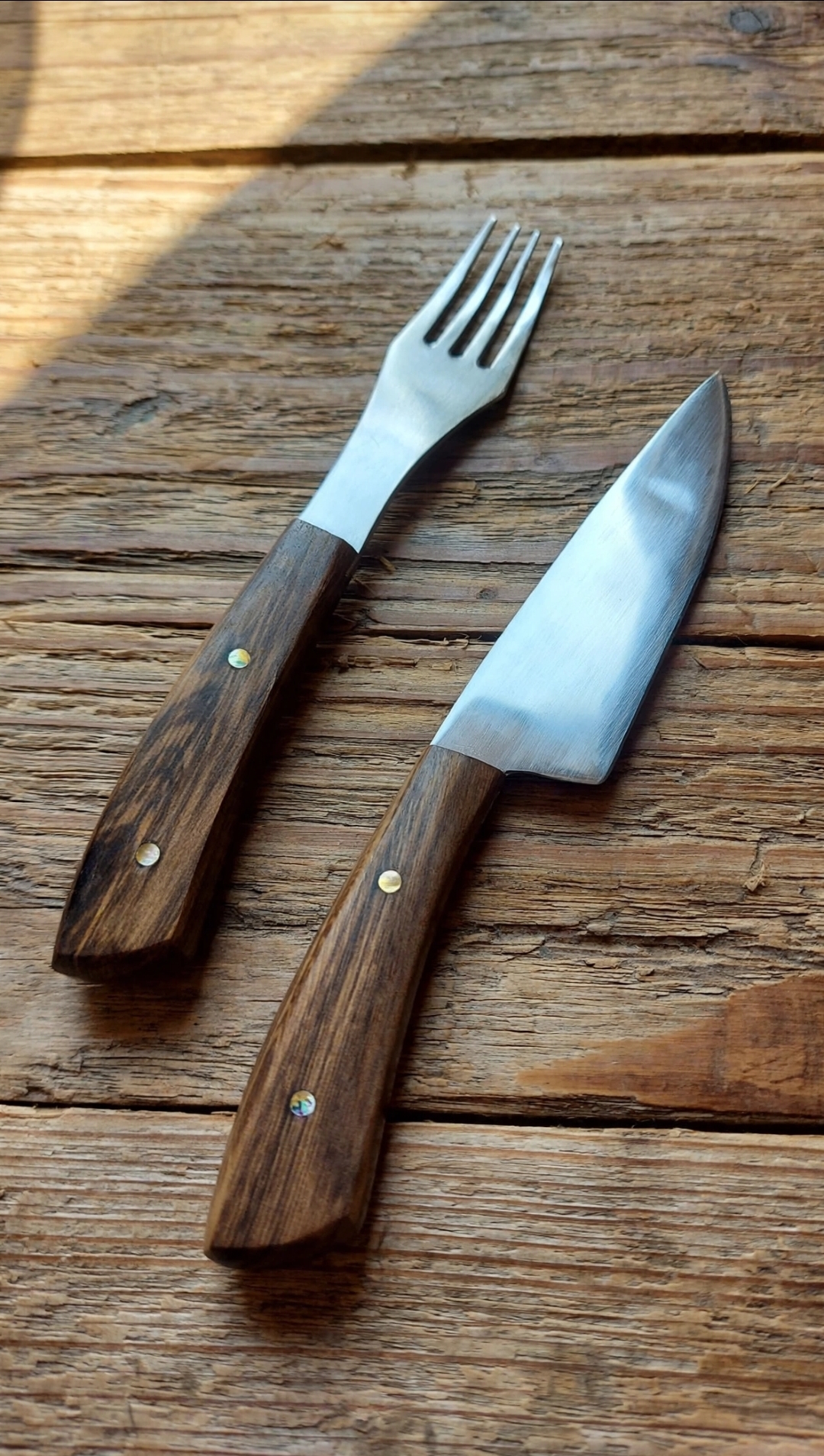 Juego Inox Madera